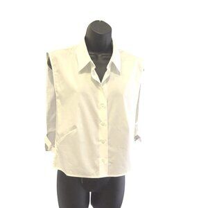 Madeleine women's short sleeveless shirt open sides NEW German brand